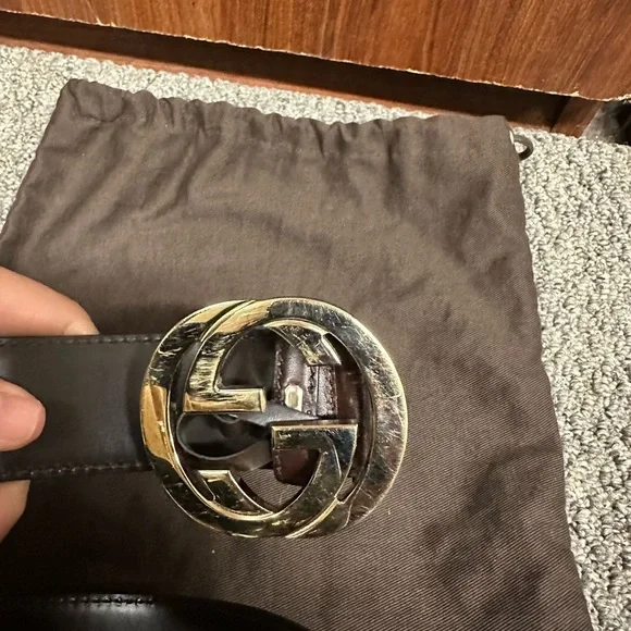 Gucci leather Belt